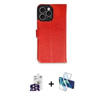 MARSİLYAN™- iPhone 16 Pro Max Kılıf Siluet Işık Serisi - Siyah 3D Antistatik Cam Ekran Koruyucu + Bilvis Titan Kamera Lens - TMGI