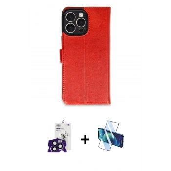MARSİLYAN™- iPhone 16 Pro Max Kılıf Siluet Işık Serisi - Siyah 3D Antistatik Cam Ekran Koruyucu + Bilvis Titan Kamera Lens - SH