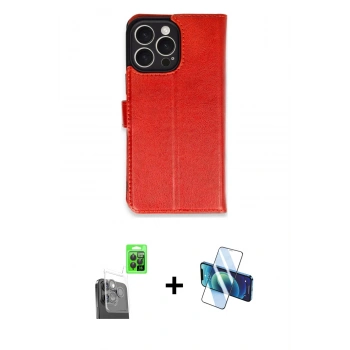 MARSİLYAN™- iPhone 16 Pro Max Kılıf Siluet Işık Serisi - Siyah 3D Antistatik Seramik Nano Ekran Koruyucu + Raze Metal Kamera Lens - SH