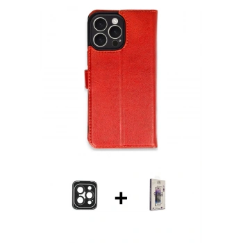 MARSİLYAN™- iPhone 16 Pro Max Kılıf Siluet Işık Serisi - Siyah Bilvis 3D Cam Ekran Koruyucu + PVD Metal Kamera Lens - SH