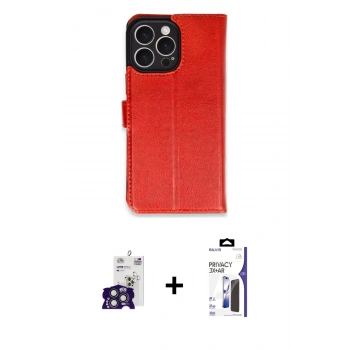 MARSİLYAN™- iPhone 16 Pro Max Kılıf Siluet Işık Serisi - Siyah Bilvis 3X AR Hayalet Cam Ekran Koruyucu + Bilvis Titan Kamera Lens - TMGI