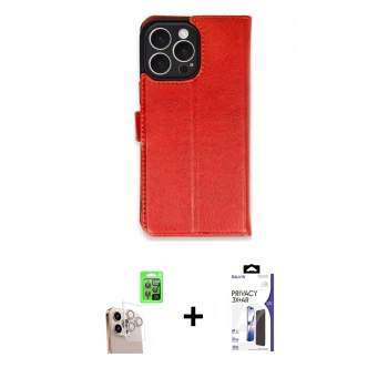 MARSİLYAN™- iPhone 16 Pro Max Kılıf Siluet Işık Serisi - Siyah Bilvis 3X AR Hayalet Cam Ekran Koruyucu + Raze Metal Kamera Lens - NLGY