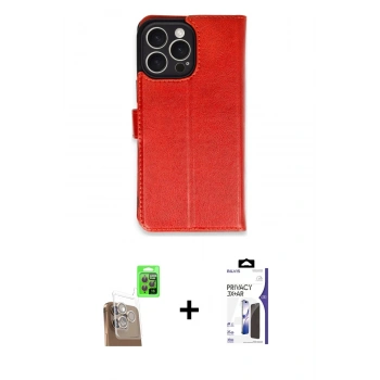 MARSİLYAN™- iPhone 16 Pro Max Kılıf Siluet Işık Serisi - Siyah Bilvis 3X AR Hayalet Cam Ekran Koruyucu + Raze Metal Kamera Lens - CLTM