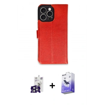 MARSİLYAN™- iPhone 16 Pro Max Kılıf Siluet Işık Serisi - Siyah Bilvis 5in1 5D Magic Hayalet Cam Ekran Koruyucu + Bilvis Titan Kamera Lens - TMGI