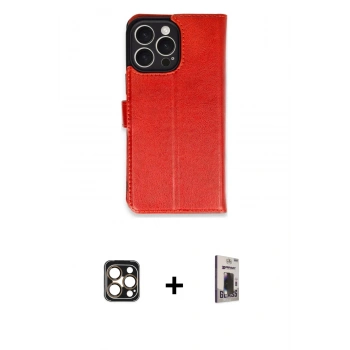 MARSİLYAN™- iPhone 16 Pro Max Kılıf Siluet Işık Serisi - Siyah Bilvis Hayalet Cam Ekran Koruyucu + PVD Metal Kamera Lens - GD