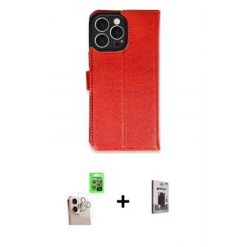 MARSİLYAN™- iPhone 16 Pro Max Kılıf Siluet Işık Serisi - Siyah Bilvis Hayalet Cam Ekran Koruyucu + Raze Metal Kamera Lens - NLGY