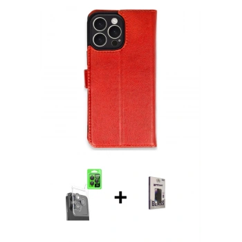 MARSİLYAN™- iPhone 16 Pro Max Kılıf Siluet Işık Serisi - Siyah Bilvis Hayalet Cam Ekran Koruyucu + Raze Metal Kamera Lens - SH