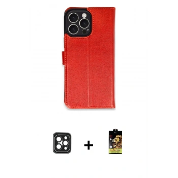 MARSİLYAN™- iPhone 16 Pro Max Kılıf Siluet Işık Serisi - Siyah Buffer Cam Ekran Koruyucu + PVD Metal Kamera Lens - SH