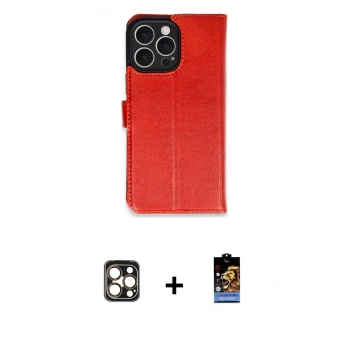 MARSİLYAN™- iPhone 16 Pro Max Kılıf Siluet Işık Serisi - Siyah Buffer Hayalet Cam Ekran Koruyucu + PVD Metal Kamera Lens - GD