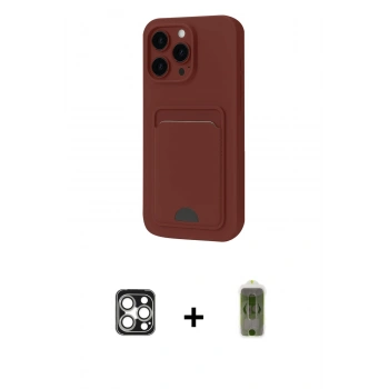MARSİLYAN™- iPhone 16 Pro Max Kılıf Vadi Çizgi Prime - Siyah Joko Magic 5D Hayalet Cam + PVD Metal Kamera Lens - GS