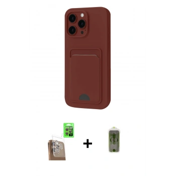 MARSİLYAN™- iPhone 16 Pro Max Kılıf Vadi Çizgi Prime - Siyah Joko Magic 5D Hayalet Cam + Raze Metal Kamera Lens - CLTM