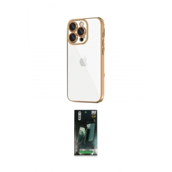 MARSİLYAN™- iPhone 16 Pro Max Kılıf Vadi Minimal - Siyah 360 Mat Full Body Arka Koruyucu
