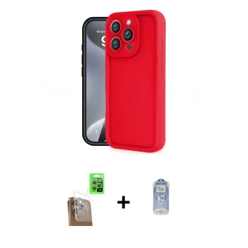 MARSİLYAN™- iPhone 16 Pro Max Kılıf Yankı Yansıma Özel Seri - Siyah Joko Magic 5D Cam + Raze Metal Kamera Lens - CLTM