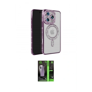 MARSİLYAN™- iPhone 16 Pro Max Kılıf Zirve Doku Prime - Şeffaf 360 Full Body Arka Koruyucu