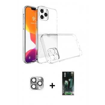 MARSİLYAN™- iPhone 16 Pro Max Kılıf Zirve Doku - Siyah 360 Mat Full Body Arka Koruyucu + Pers Alüminyum Kamera Lens - GI