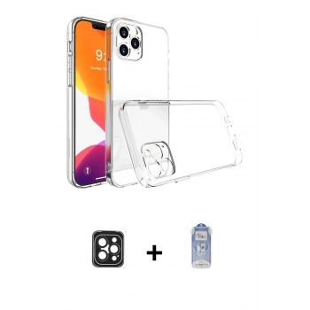 MARSİLYAN™- iPhone 16 Pro Max Kılıf Zirve Doku - Siyah Joko Magic 5D Cam + PVD Metal Kamera Lens - SH