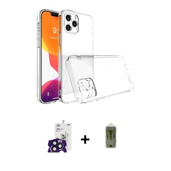 MARSİLYAN™- iPhone 16 Pro Max Kılıf Zirve Doku - Siyah Joko Magic 5D Hayalet Cam + Bilvis Titan Kamera Lens - SH