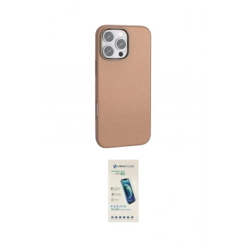 MARSİLYAN™- iPhone 16 Pro Max Kılıf Zirve Modern Prime - Şeffaf Pasifik Cam Ekran Koruyucu