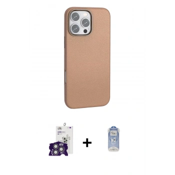 MARSİLYAN™- iPhone 16 Pro Max Kılıf Zirve Modern Prime - Siyah Joko Magic 5D Cam + Bilvis Titan Kamera Lens - GS