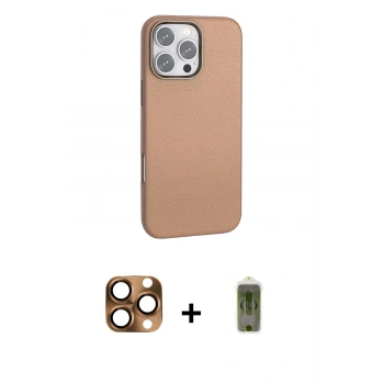 MARSİLYAN™- iPhone 16 Pro Max Kılıf Zirve Modern Prime - Siyah Joko Magic 5D Hayalet Cam + Pers Alüminyum Kamera Lens - CLTM