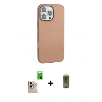 MARSİLYAN™- iPhone 16 Pro Max Kılıf Zirve Modern Prime - Siyah Joko Magic 5D Hayalet Cam + Raze Metal Kamera Lens - NLGY