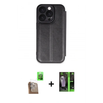 MARSİLYAN™- iPhone 16 Pro Max Kılıf Zirve Yansıma Serisi - Şeffaf 360 Full Body Arka Koruyucu + Raze Metal Kamera Lens - CLTM