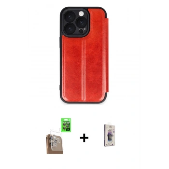 MARSİLYAN™- iPhone 16 Pro Max Kılıf Zirve Yansıma Serisi - Siyah Bilvis 3D Cam Ekran Koruyucu + Raze Metal Kamera Lens - CLTM