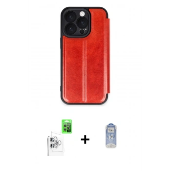 MARSİLYAN™- iPhone 16 Pro Max Kılıf Zirve Yansıma Serisi - Siyah Joko Magic 5D Cam + Raze Metal Kamera Lens - BZ