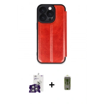 MARSİLYAN™- iPhone 16 Pro Max Kılıf Zirve Yansıma Serisi - Siyah Joko Magic 5D Hayalet Cam + Bilvis Titan Kamera Lens - GS
