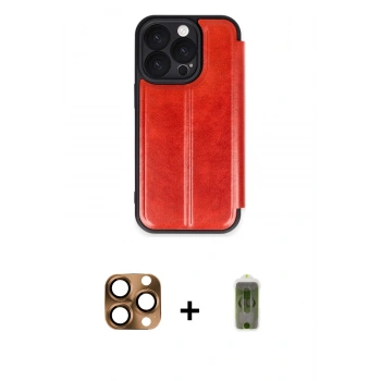 MARSİLYAN™- iPhone 16 Pro Max Kılıf Zirve Yansıma Serisi - Siyah Joko Magic 5D Hayalet Cam + Pers Alüminyum Kamera Lens - CLTM