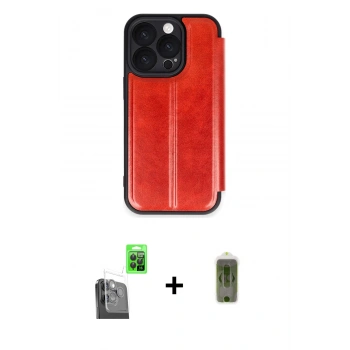 MARSİLYAN™- iPhone 16 Pro Max Kılıf Zirve Yansıma Serisi - Siyah Joko Magic 5D Hayalet Cam + Raze Metal Kamera Lens - SH
