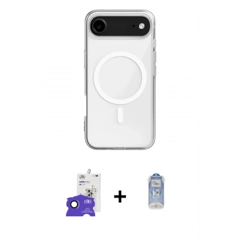 MARSİLYAN™- iPhone 17 Air Kılıf Ahenk Yansıma Prime - Siyah Joko Magic 5D Cam + Bilvis Titan Kamera Lens - LT