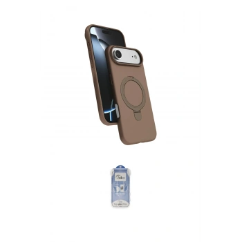 MARSİLYAN™- iPhone 17 Air Kılıf İz Işık Koleksiyonu - Siyah Joko Magic 5D Cam