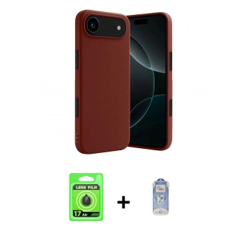 MARSİLYAN™- iPhone 17 Air Kılıf Kozmos Yansıma Özel Seri - Siyah Joko Magic 5D Cam + Raze Metal Kamera Lens - SH