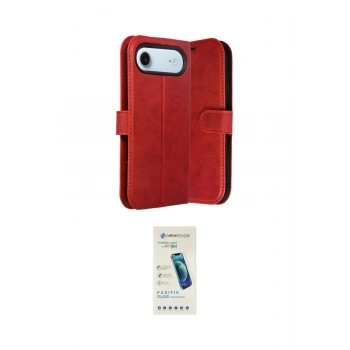 MARSİLYAN™- iPhone 17 Air Kılıf Siluet Işık Serisi - Şeffaf Pasifik Cam Ekran Koruyucu