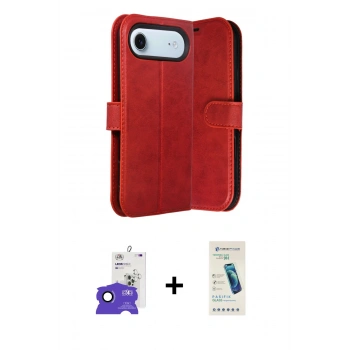 MARSİLYAN™- iPhone 17 Air Kılıf Siluet Işık Serisi - Şeffaf Pasifik Cam Ekran Koruyucu + Bilvis Titan Kamera Lens - LT