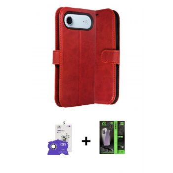 MARSİLYAN™- iPhone 17 Air Kılıf Siluet Işık Serisi - Siyah 360 Mat Full Body Arka Koruyucu + Bilvis Titan Kamera Lens - GD