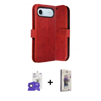 MARSİLYAN™- iPhone 17 Air Kılıf Siluet Işık Serisi - Siyah Bilvis 3D Cam Ekran Koruyucu + Bilvis Titan Kamera Lens - SH