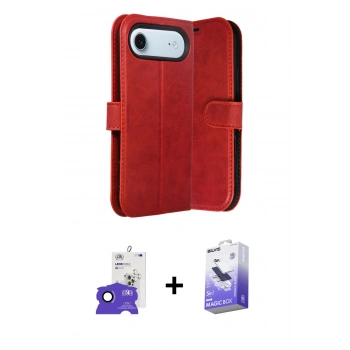 MARSİLYAN™- iPhone 17 Air Kılıf Siluet Işık Serisi - Siyah Bilvis 5in1 5D Magic Hayalet Cam Ekran Koruyucu + Bilvis Titan Kamera Lens - LT