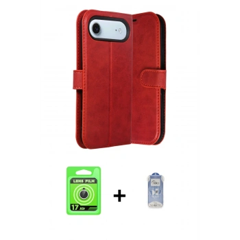 MARSİLYAN™- iPhone 17 Air Kılıf Siluet Işık Serisi - Siyah Joko Magic 5D Cam + Raze Metal Kamera Lens - GS