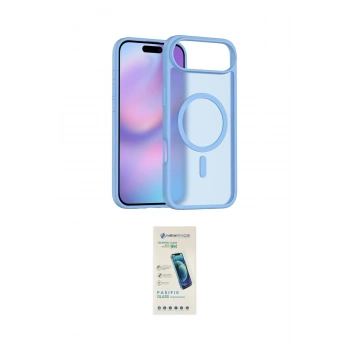 MARSİLYAN™- iPhone 17 Air Kılıf Siluet Minimal Prime - Şeffaf Pasifik Cam Ekran Koruyucu