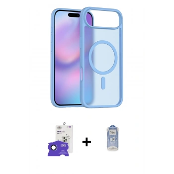 MARSİLYAN™- iPhone 17 Air Kılıf Siluet Minimal Prime - Siyah Joko Magic 5D Cam + Bilvis Titan Kamera Lens - LT