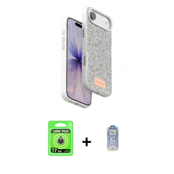 MARSİLYAN™- iPhone 17 Air Kılıf Vadi Klasik Serisi - Siyah Joko Magic 5D Cam + Raze Metal Kamera Lens - GS