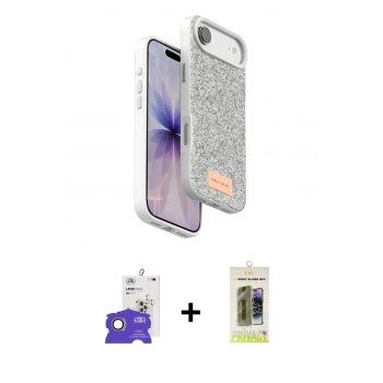 MARSİLYAN™- iPhone 17 Air Kılıf Vadi Klasik Serisi - Siyah Joko Magic 5D Hayalet Cam + Bilvis Titan Kamera Lens - GD