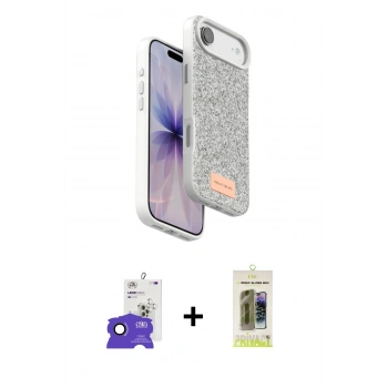 MARSİLYAN™- iPhone 17 Air Kılıf Vadi Klasik Serisi - Siyah Joko Magic 5D Hayalet Cam + Bilvis Titan Kamera Lens - SH