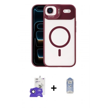 MARSİLYAN™- iPhone 17 Air Kılıf Yadigar Asil Koleksiyonu - Siyah Joko Magic 5D Cam + Bilvis Titan Kamera Lens - SH