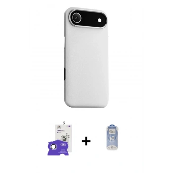 MARSİLYAN™- iPhone 17 Air Kılıf Zirve Modern Prime - Siyah Joko Magic 5D Cam + Bilvis Titan Kamera Lens - GS