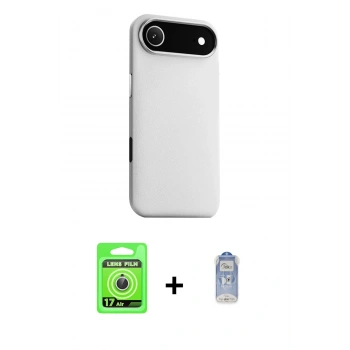 MARSİLYAN™- iPhone 17 Air Kılıf Zirve Modern Prime - Siyah Joko Magic 5D Cam + Raze Metal Kamera Lens - GS