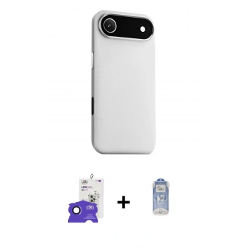 MARSİLYAN™- iPhone 17 Air Kılıf Zirve Modern Prime - Siyah Joko Magic 5D Cam + Bilvis Titan Kamera Lens - LT