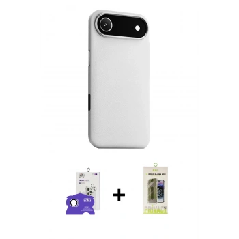 MARSİLYAN™- iPhone 17 Air Kılıf Zirve Modern Prime - Siyah Joko Magic 5D Hayalet Cam + Bilvis Titan Kamera Lens - GS